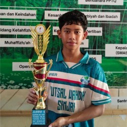 Andi Muhammad Nizam AS Raih Juara II pada Kejuaraan Tenis Meja Tingkat SMP se-Kabupaten Sinjai 2025