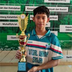 Andi Muhammad Nizam AS Raih Juara II pada Kejuaraan Tenis Meja Tingkat SMP se-Kabupaten Sinjai 2025
