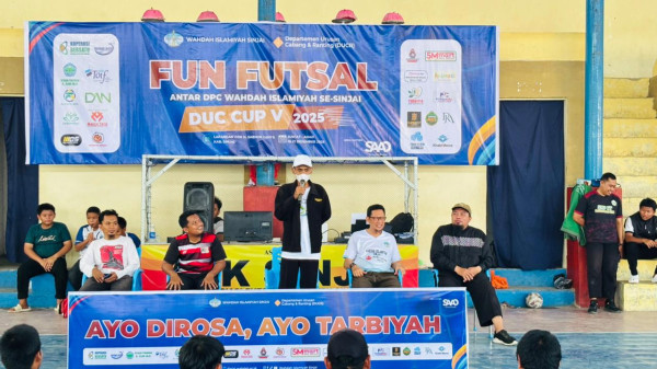 Fun Futsal DUCR Cup V 2025 Resmi Dibuka, Perkuat Soliditas DPC Wahdah Islamiyah se-Sinjai