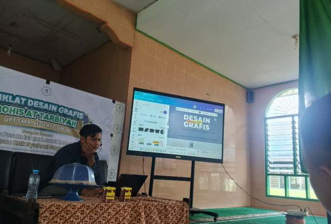 Wahdah Islamiyah Sinjai Dorong Dakwah Digital Pelajar Lewat Diklat Desain Grafis Rohis At-Tarbiyah