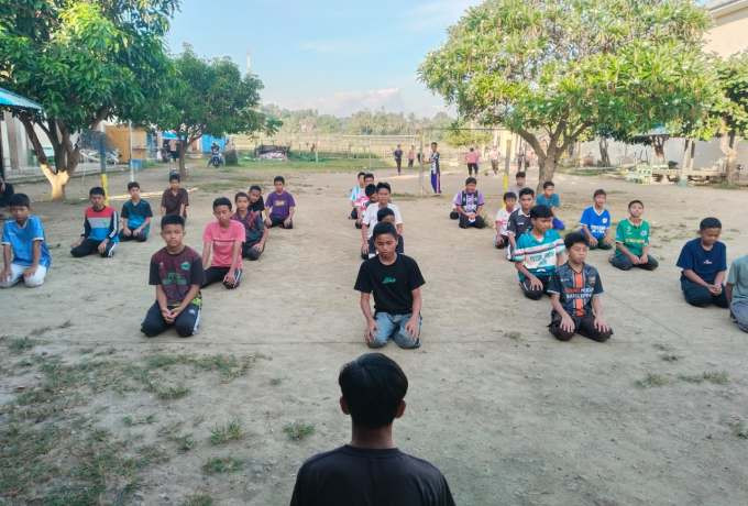 Latihan Perdana Perisai Badar Digelar di PPTQ Wahdah Islamiyah Sinjai